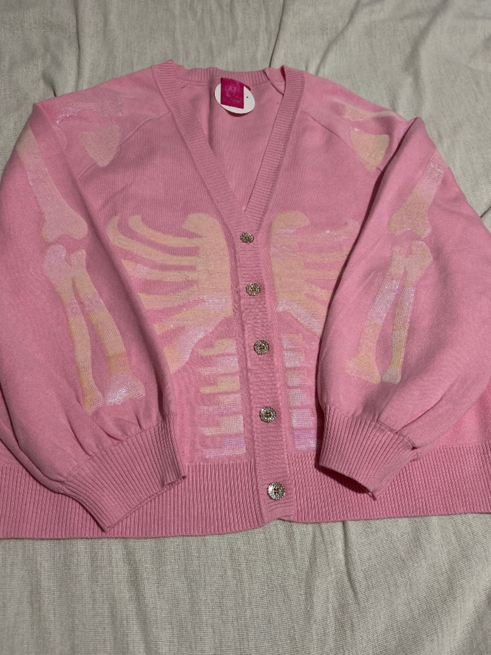 Queen of Sparkles Skeleton cardigan
